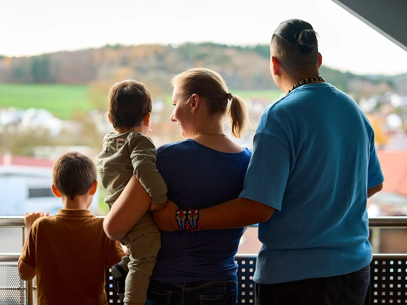 Familia hispana en Alemania